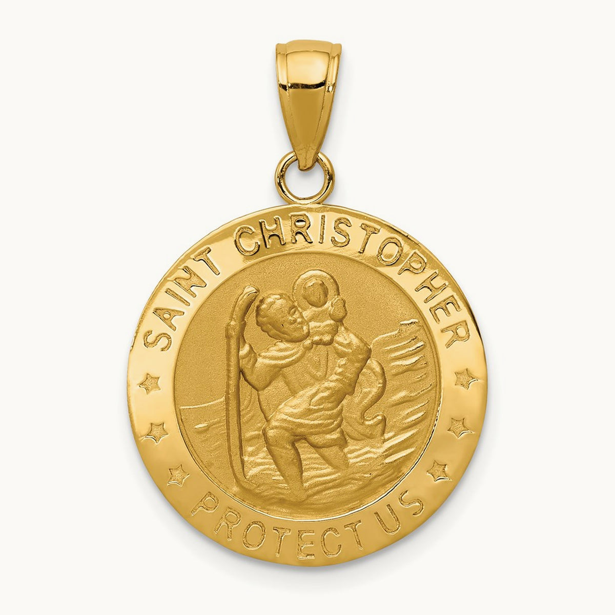 Saint Christopher Medal Pendant — 27.5mm