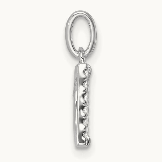 Twisted .05 ct. Diamond Charm