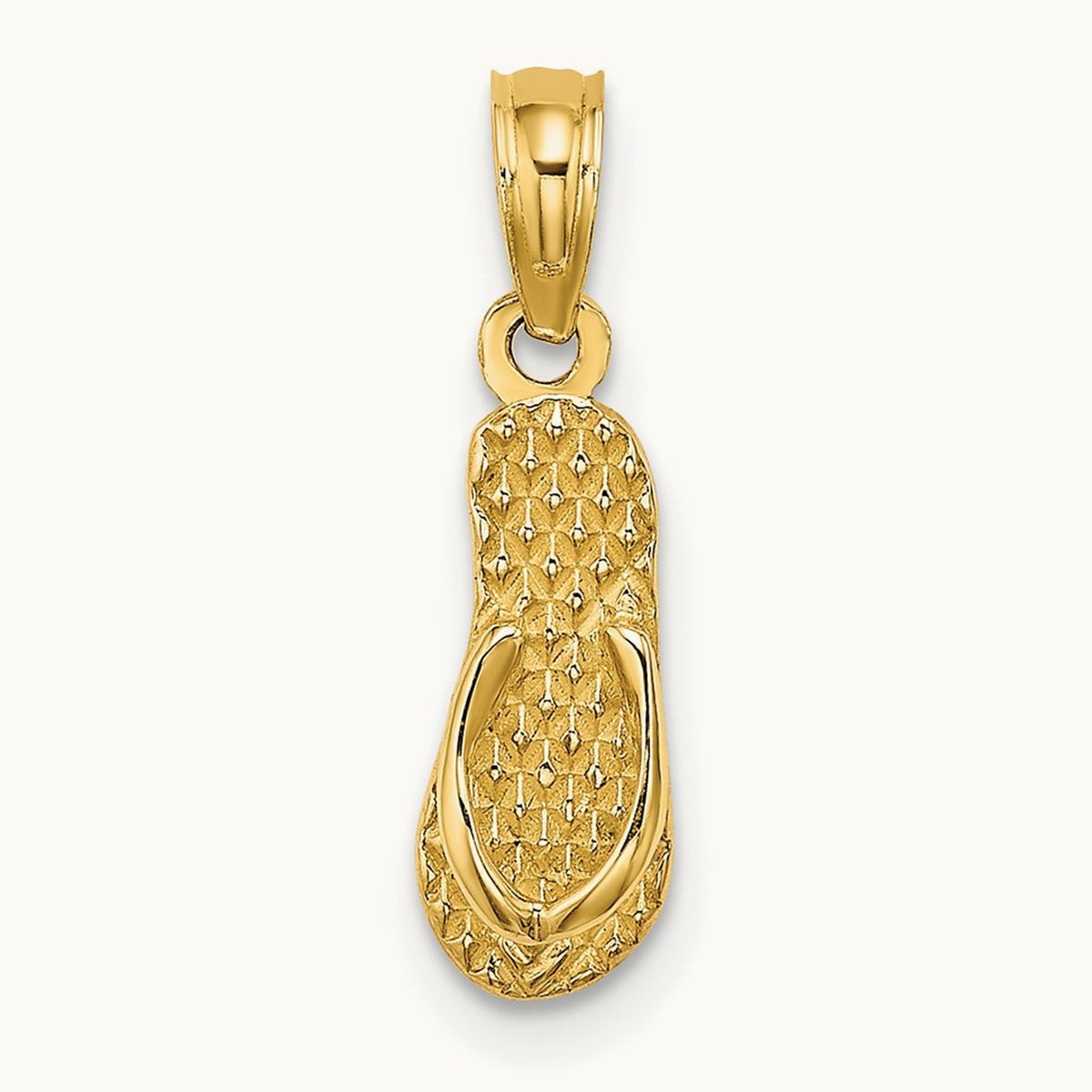 3D REHOBOTH Single Flip-flop Charm, 14K