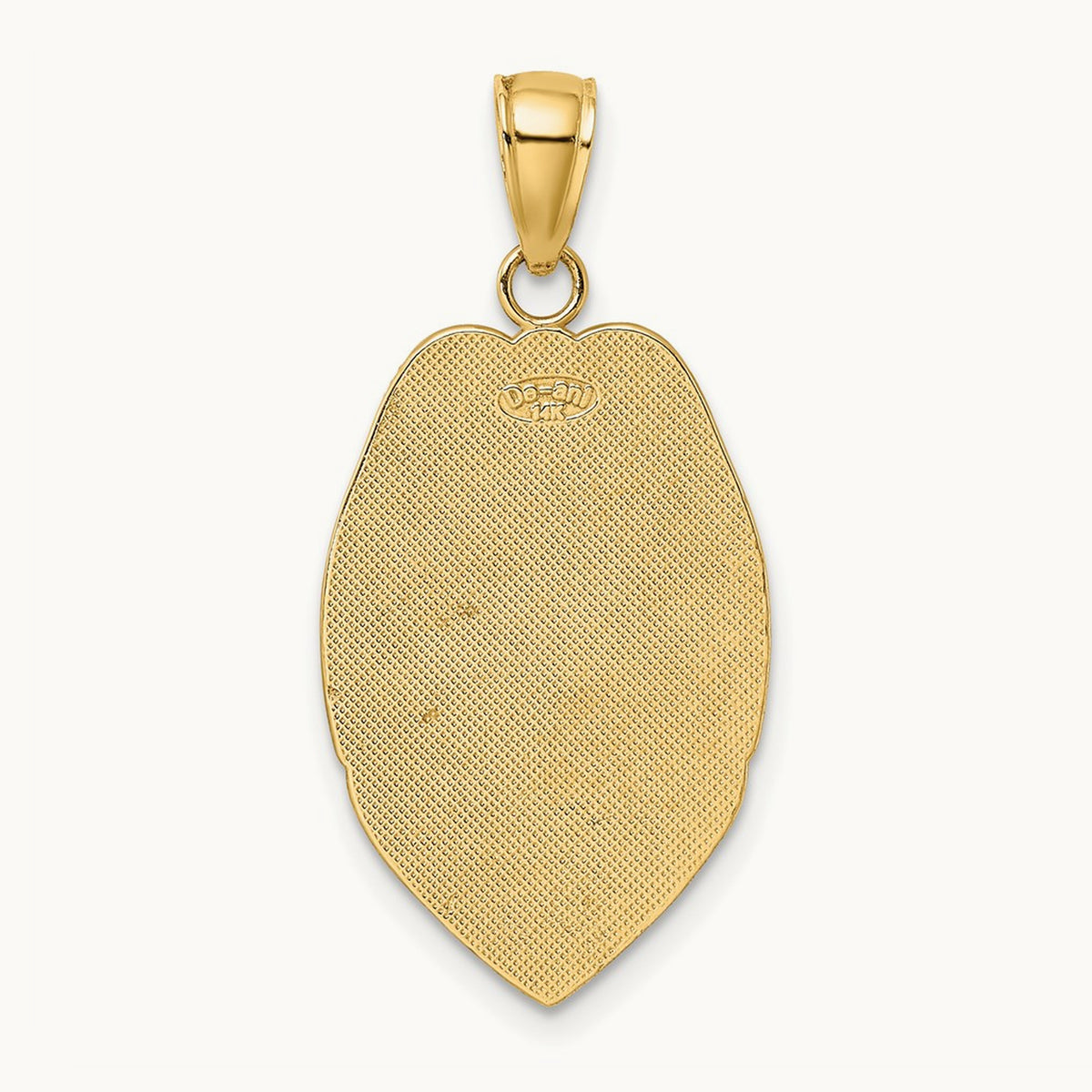 Polished Police Badge Pendant, 14K