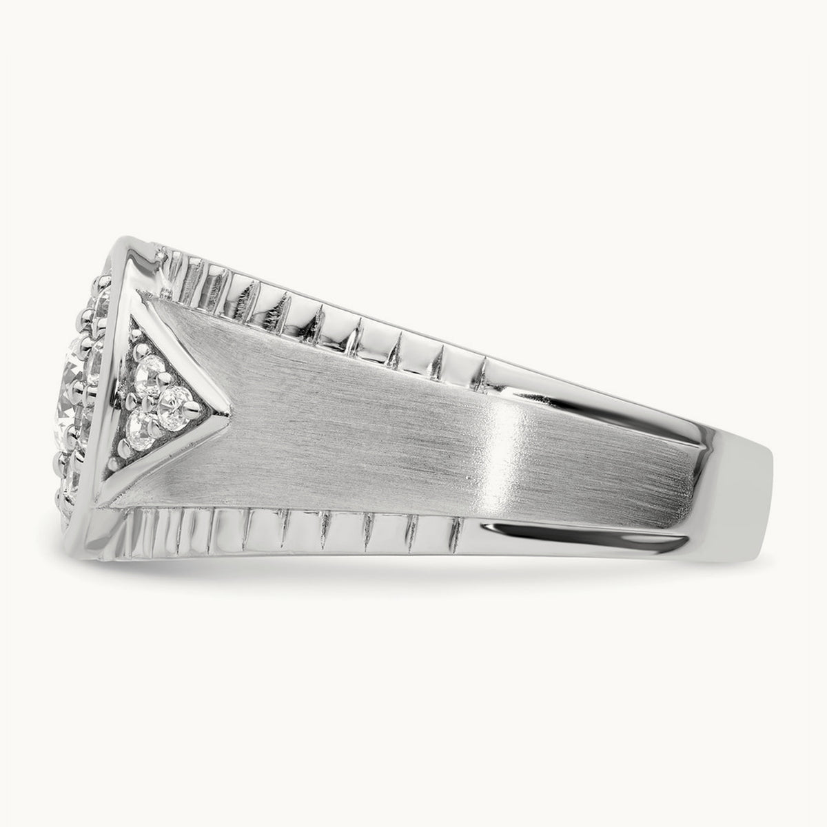 Men's Cluster Ring, 1.00 ct tw Lab-Grown Diamond