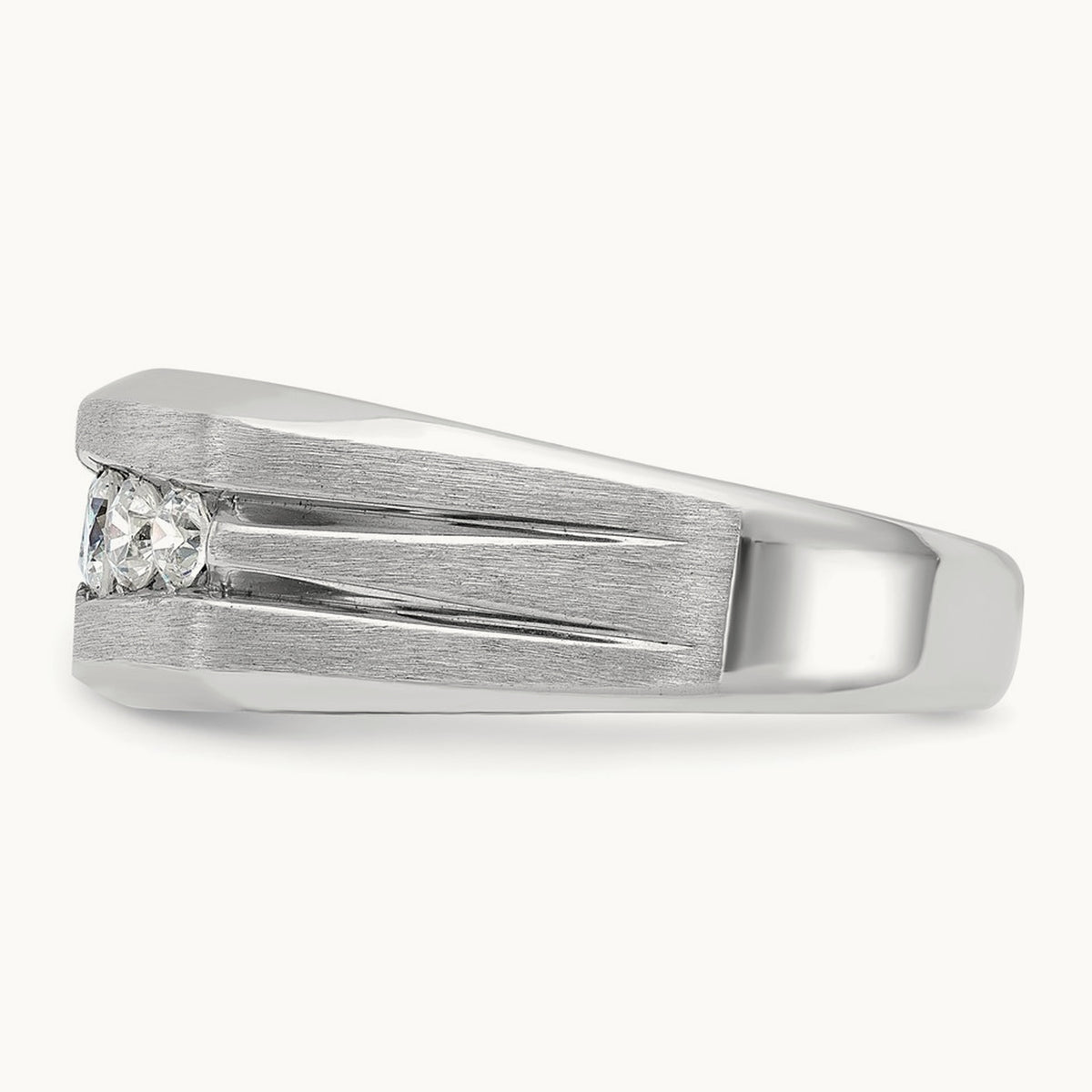 5 Stone Men's Ring, 0.50 ct tw Lab-Grown Diamond