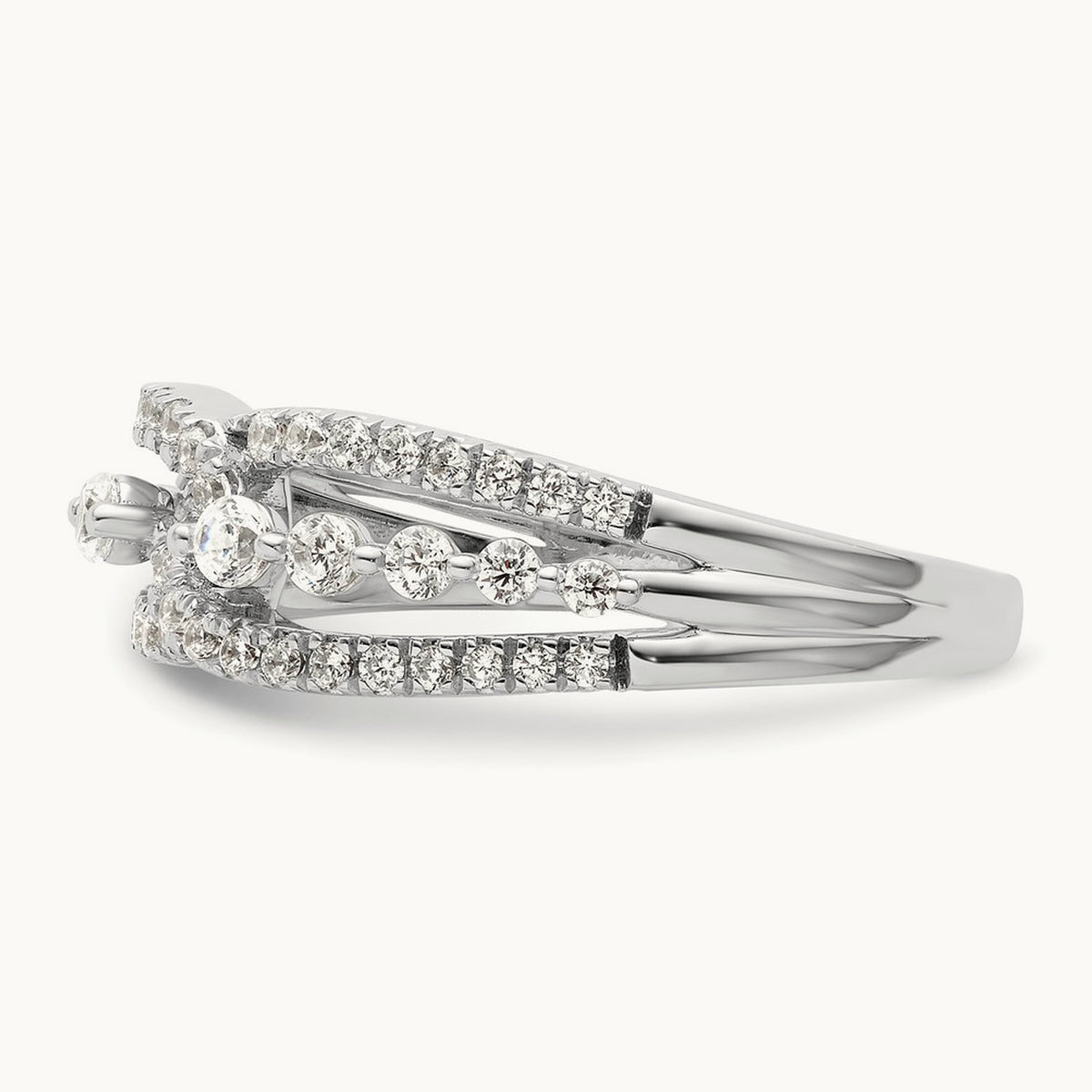Fashion Ring, 0.50 ct tw Lab-Grown Diamond