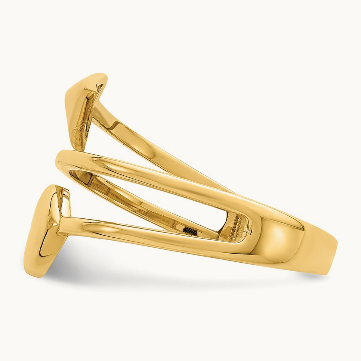 Heart and Arrow Ring, 14K