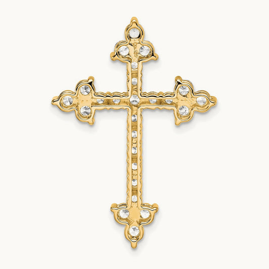 Cross Pendant, 1.50 ct tw Lab-Grown Diamond