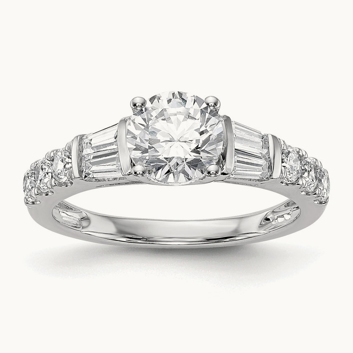 Semi-Mount Engagement Ring, 0.75 ct tw