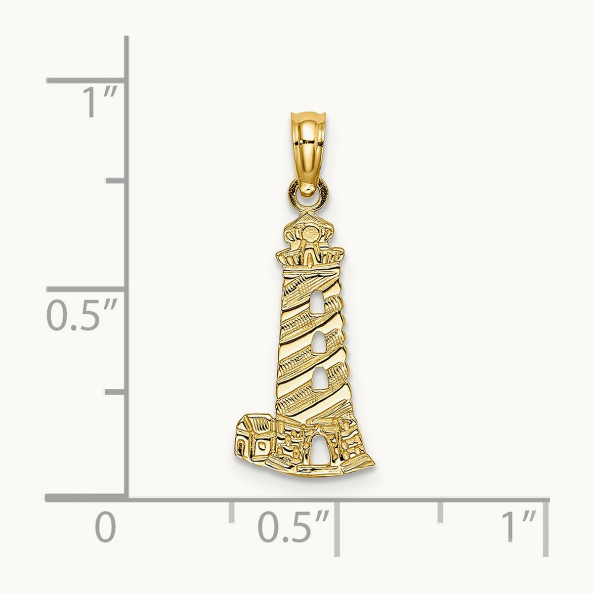 Lighthouse Charm, 14K