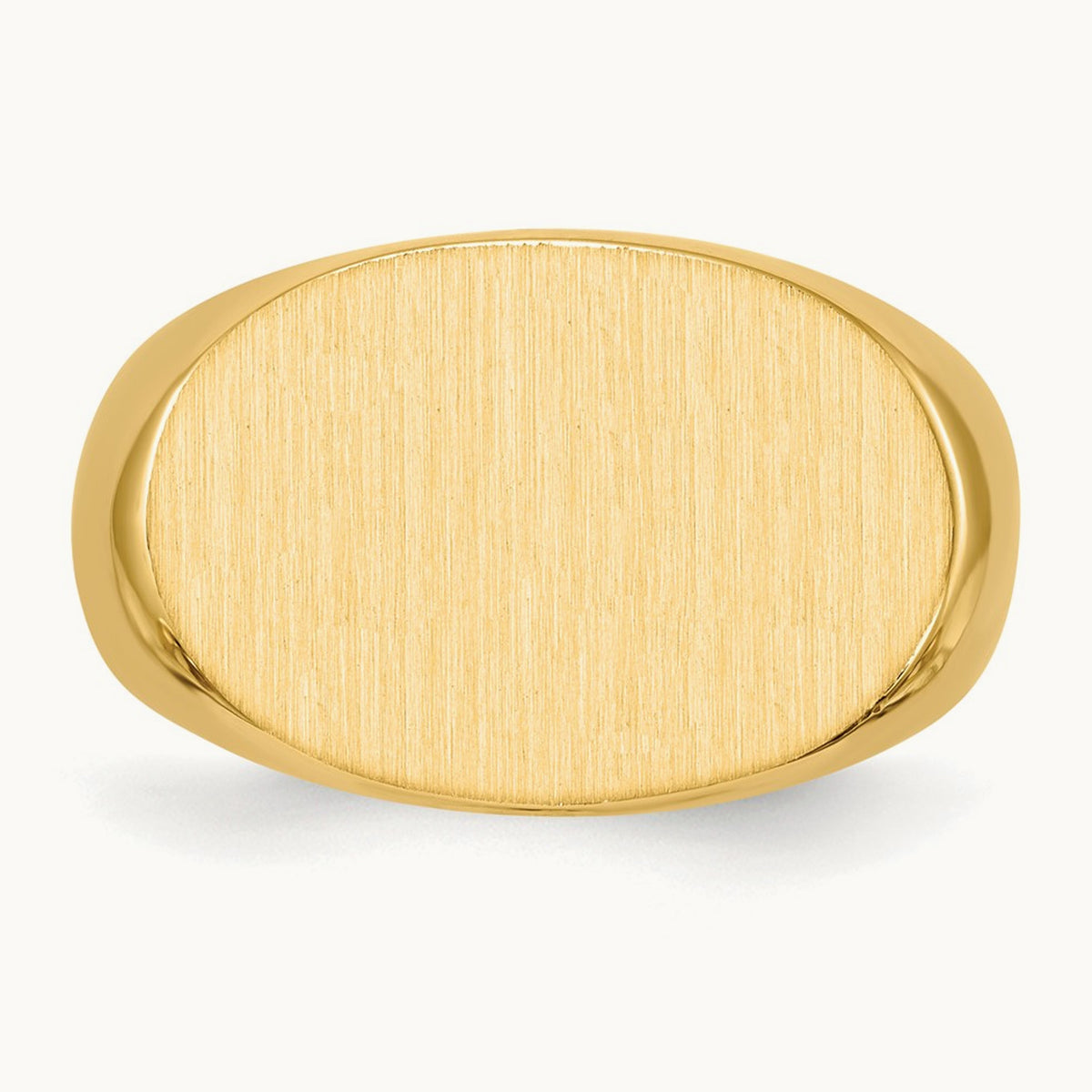 Open Back Mens Signet Ring — photo set