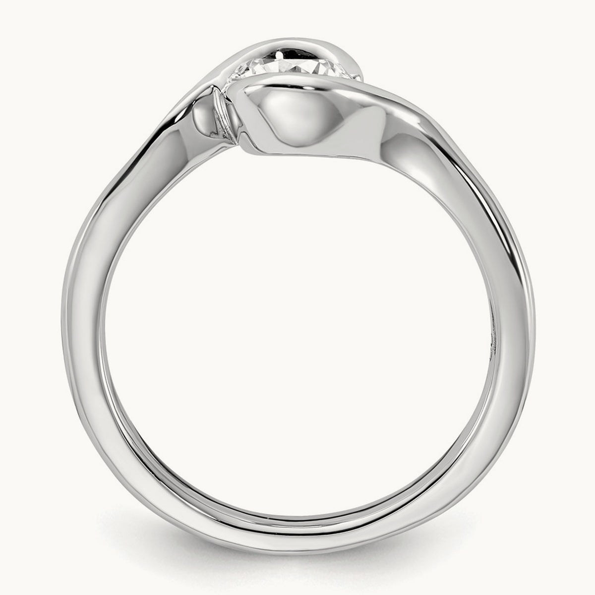 Round Solitaire Ring, 0.50 ct tw Lab-Grown Diamond