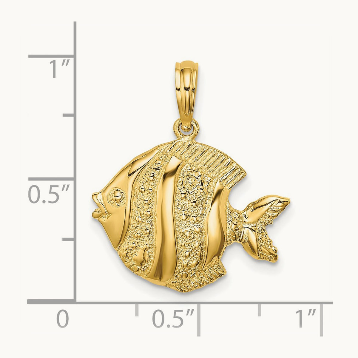 Polished Engraved Fish Charm — photo set