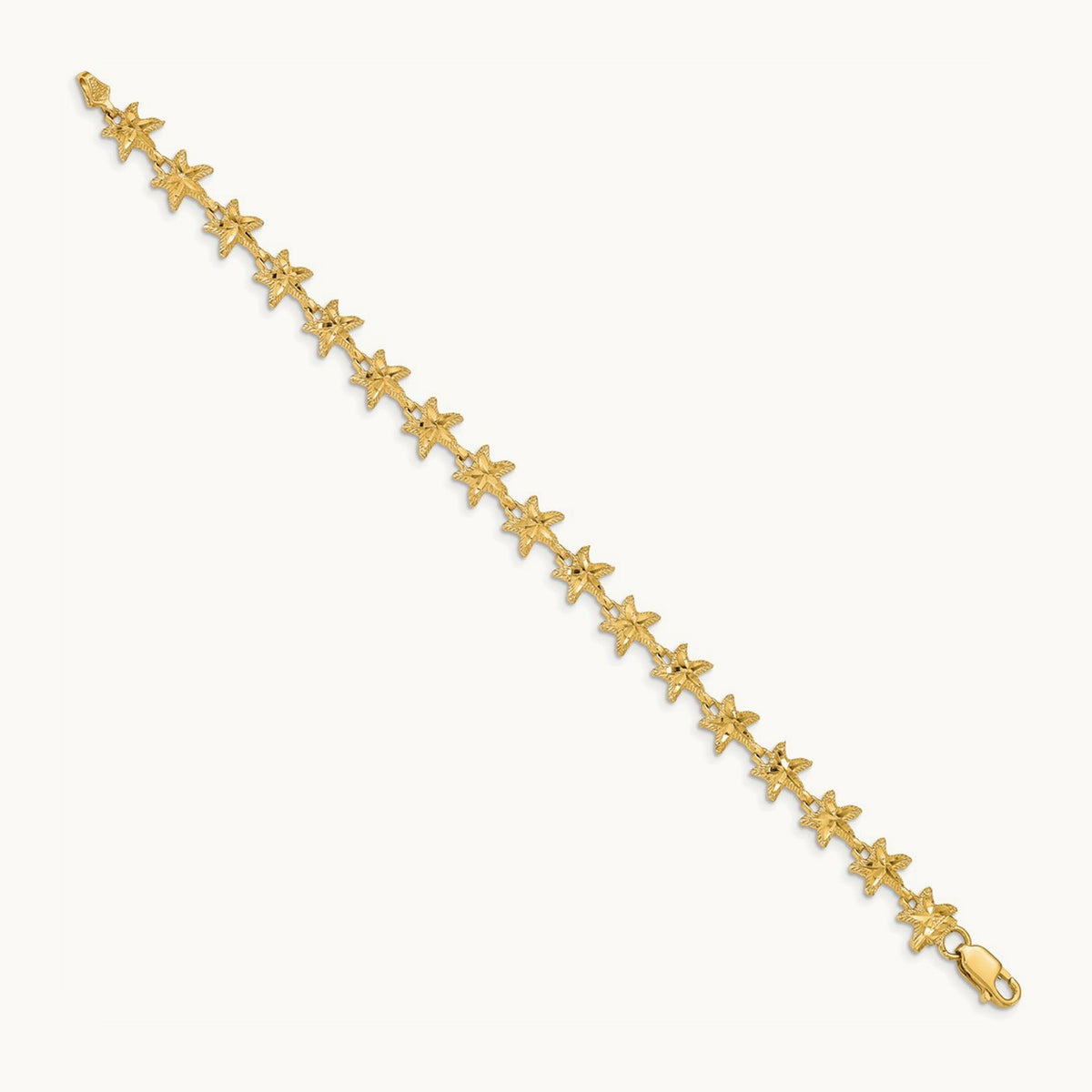 Starfish Bracelet, 14K