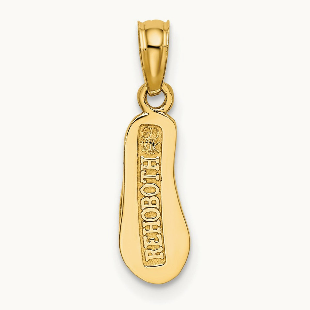 3D REHOBOTH Single Flip-flop Charm, 14K