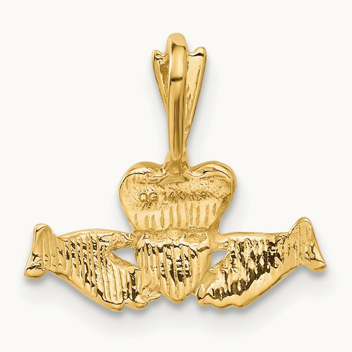 Claddagh Charm, 14K