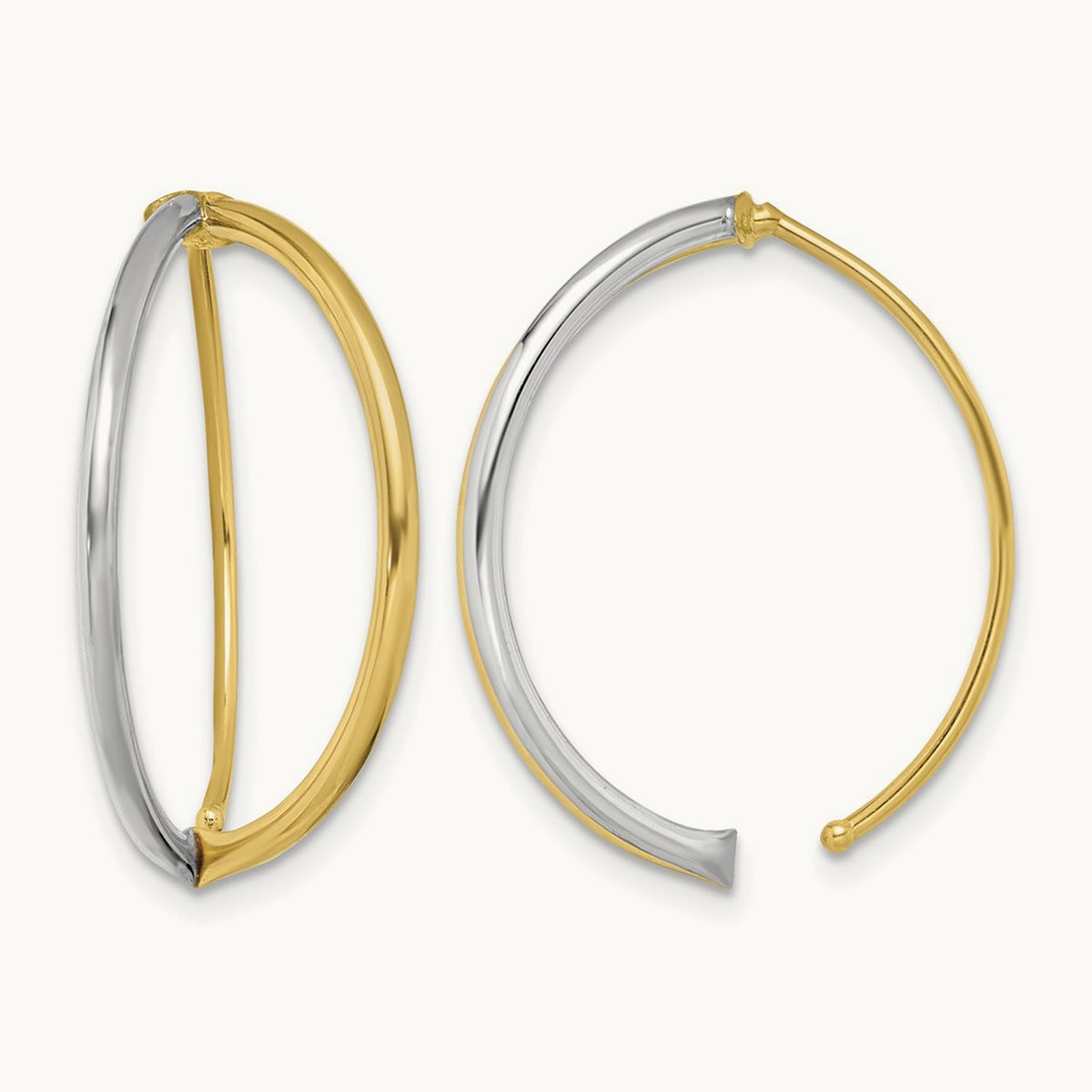 w/ Dangle Threader Earrings — photo set