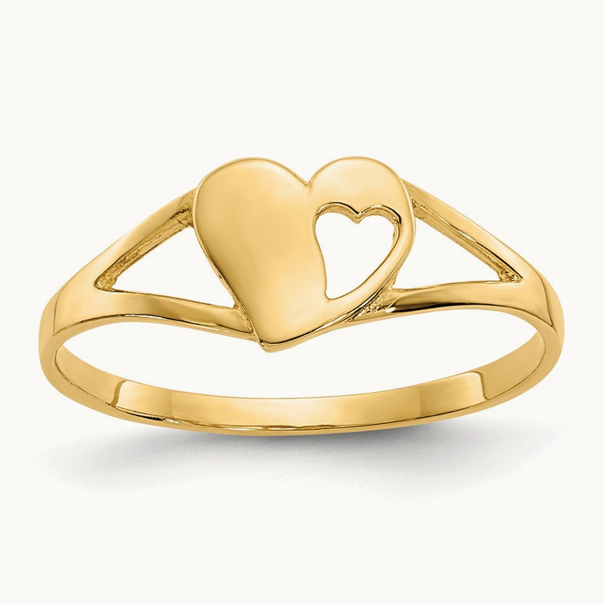 Madi K Heart Baby Ring, 14K