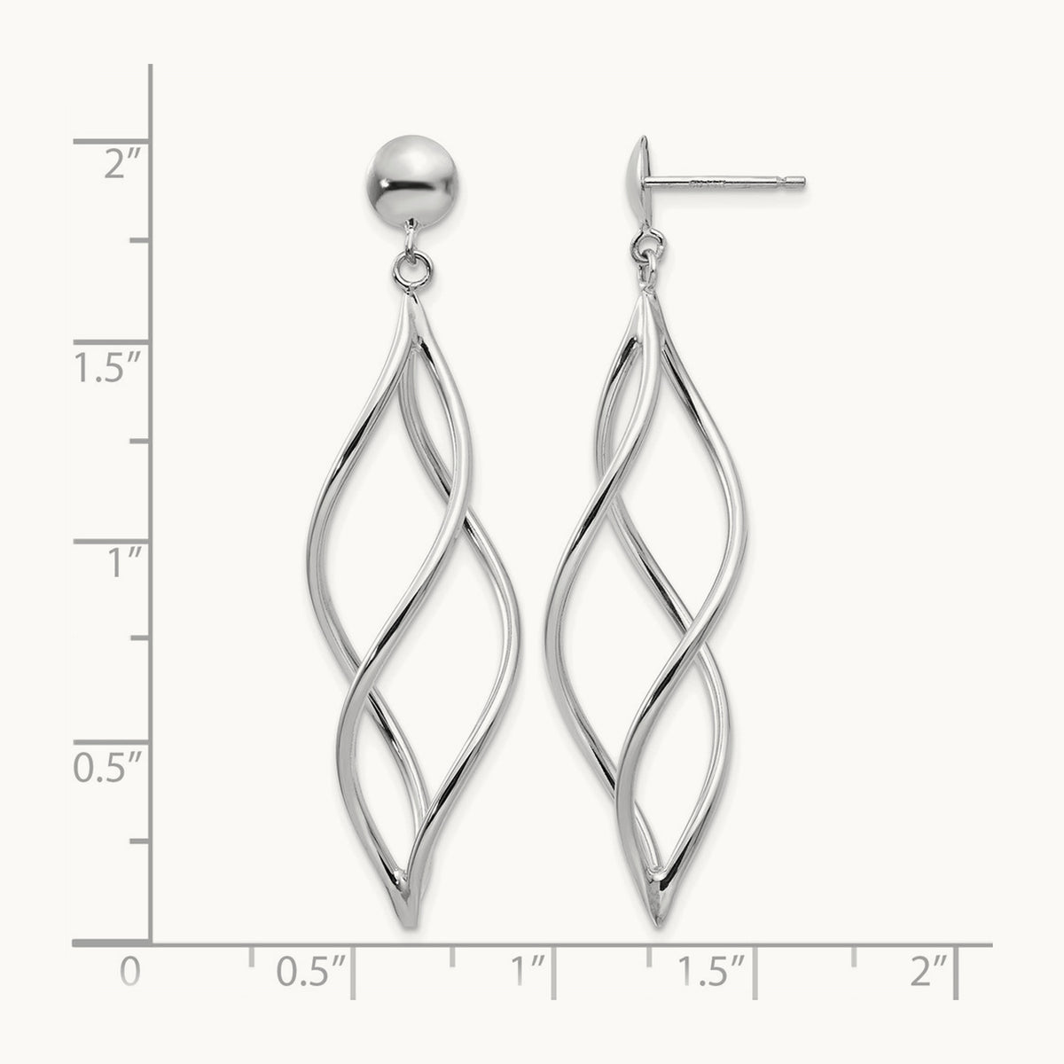 Swirl Dangle Earrings — photo set