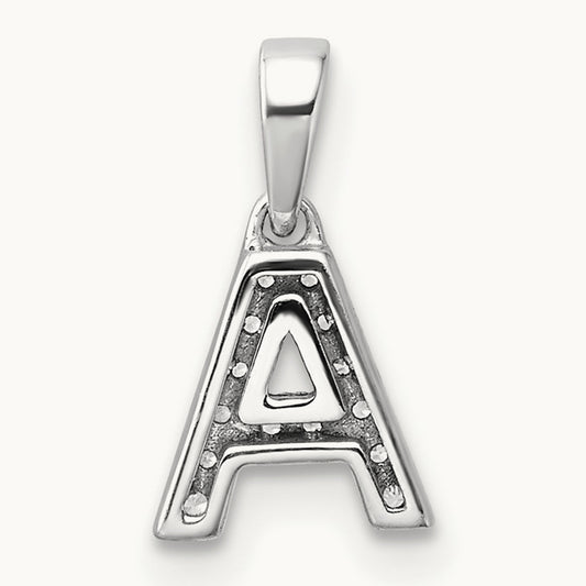 Diamond Initial with Bail Pendant
