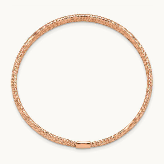 With Plating Polished Stretch Bracelet — 14K Yellow Gold