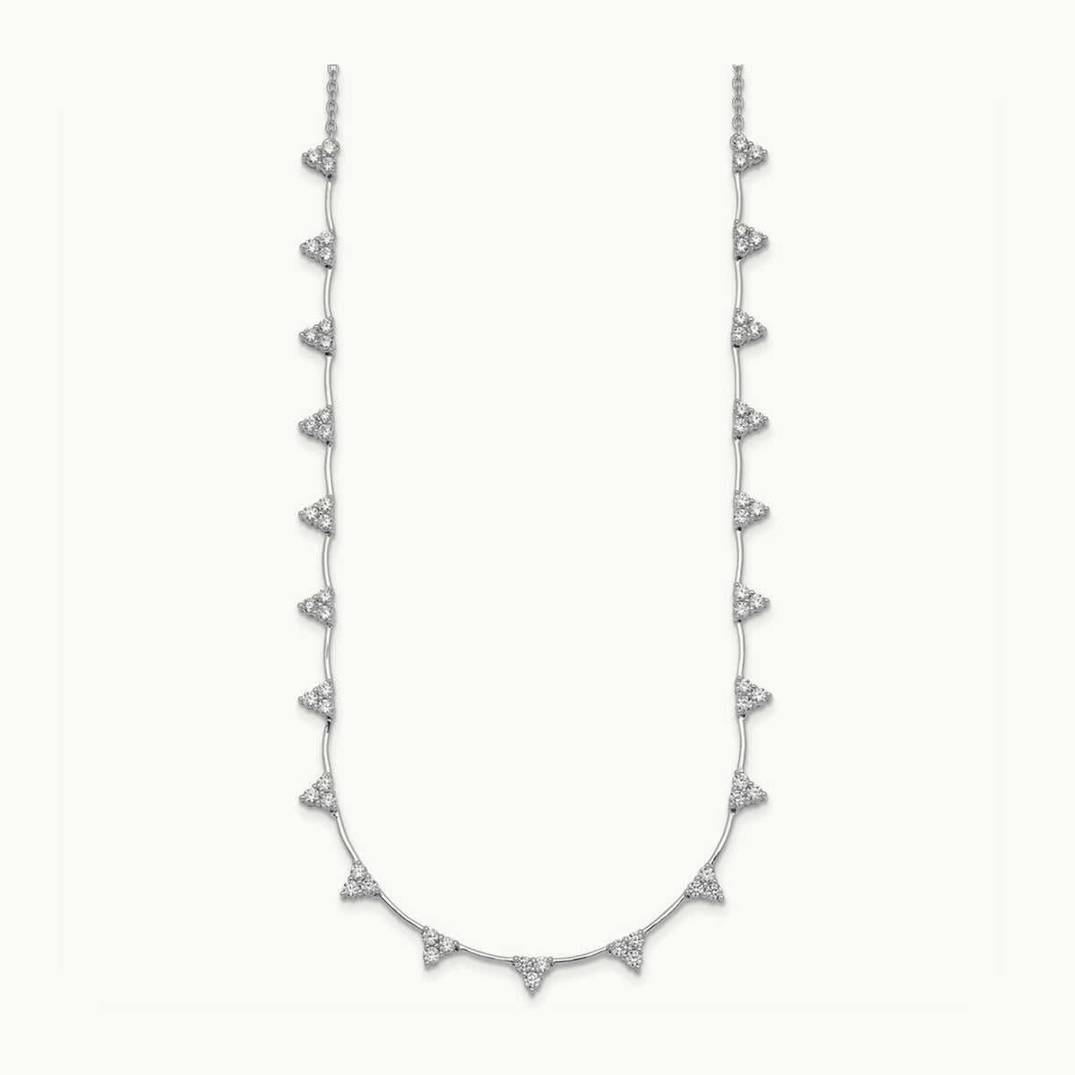 Fashion Tennis Necklace, 2.00 ct tw Lab-Grown Diamond