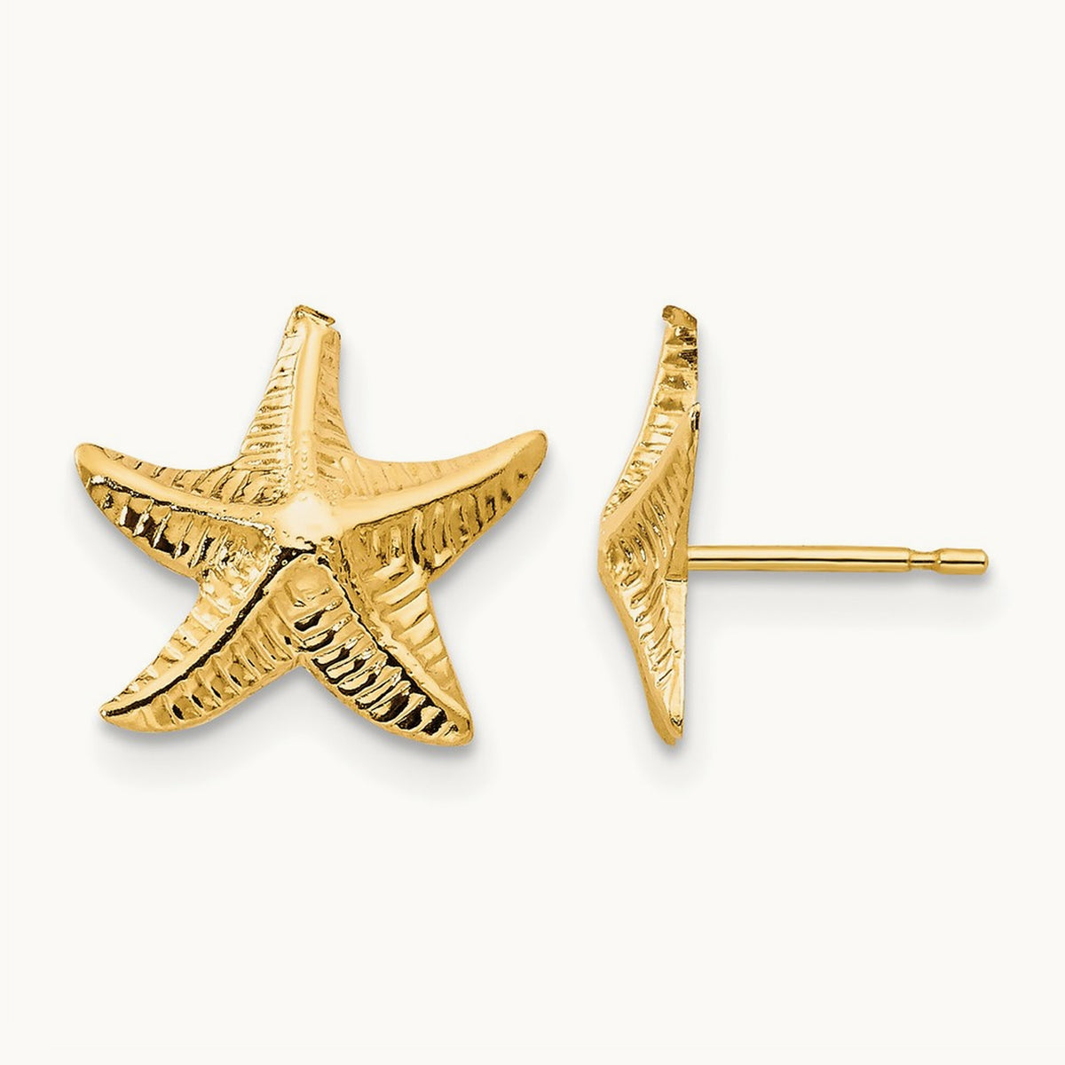 Starfish Post Earrings — 11mm