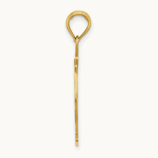 FD LADIES AUX in Shield Charm, 14K