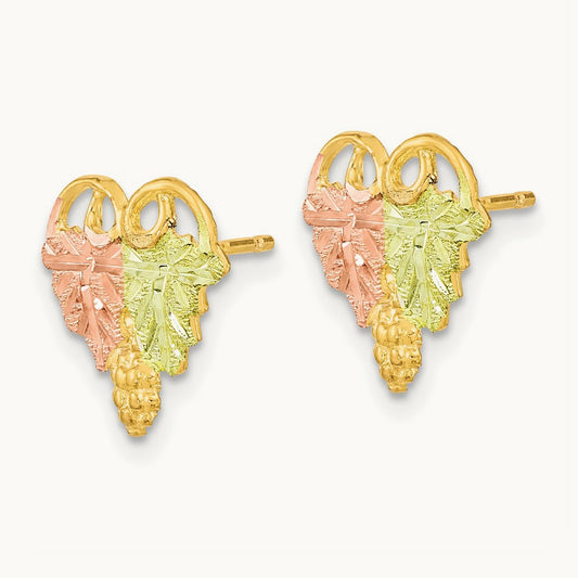 Black Hills Gold Post Earrings