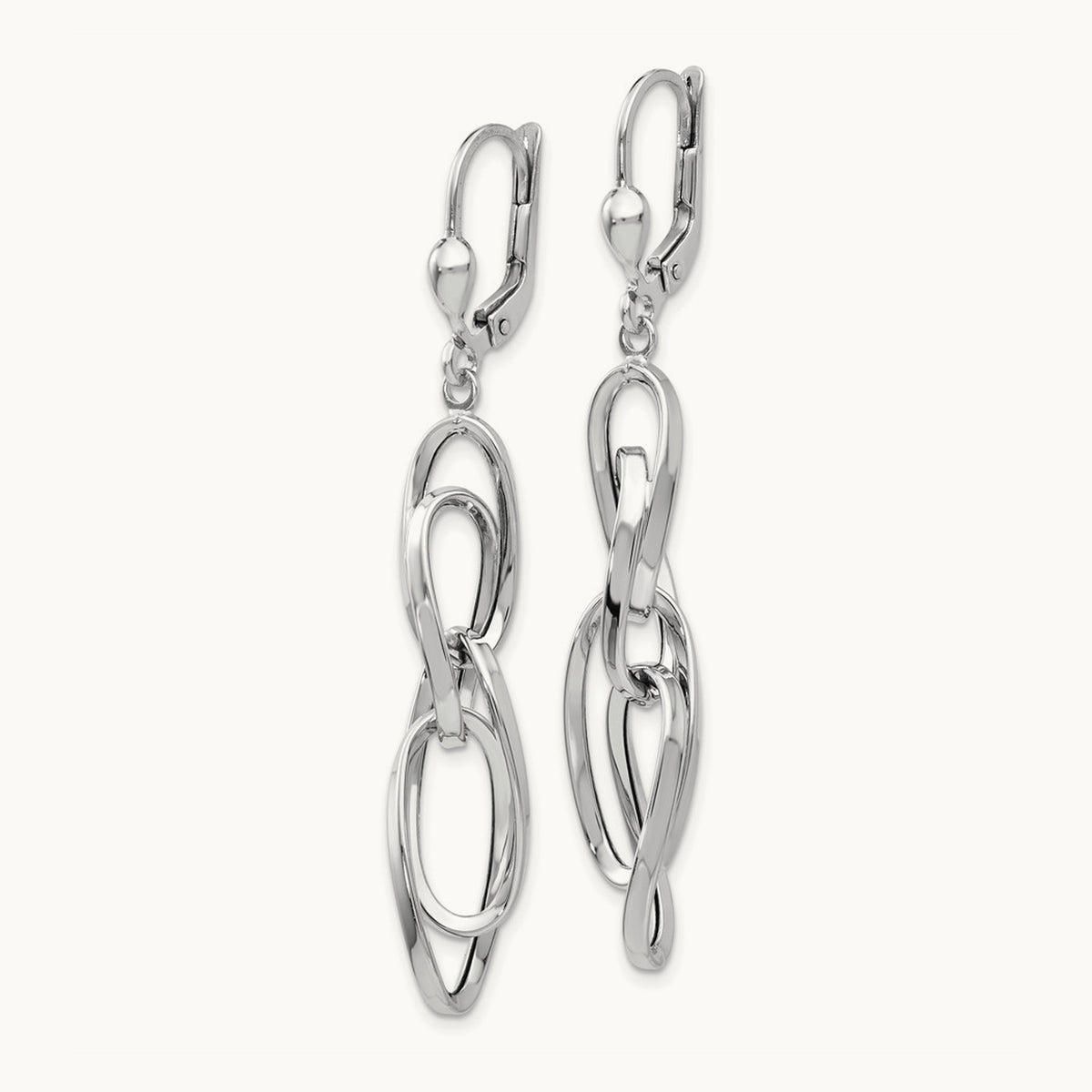 Polished Dangle Leverback Earrings — photo set