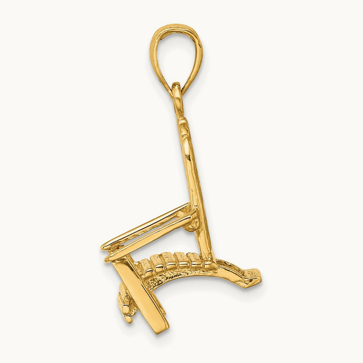 3-D Beach Chair Charm, 14K