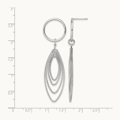 Post Dangle Earrings — Leslie's — photo set