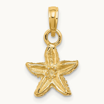 Starfish Charm, 14K
