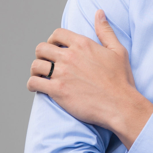 IP-plated Brushed Band — 4mm