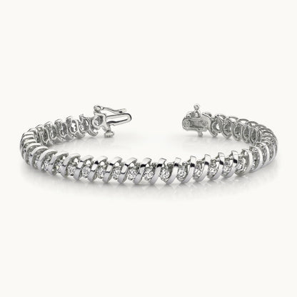 Tennis Bracelet, 2.00 ct tw Lab-Grown Diamond