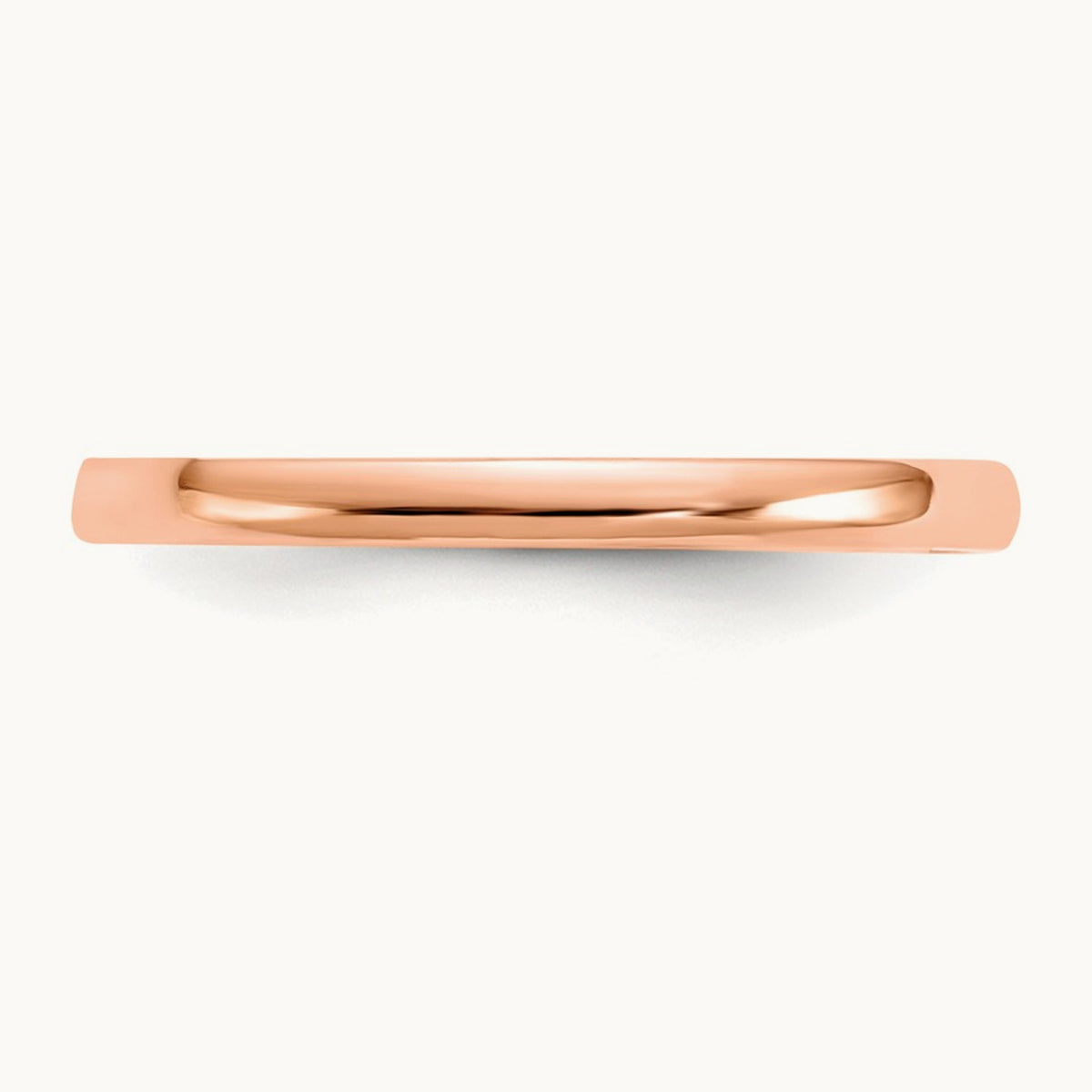Polished Ring — 14K Rose Gold