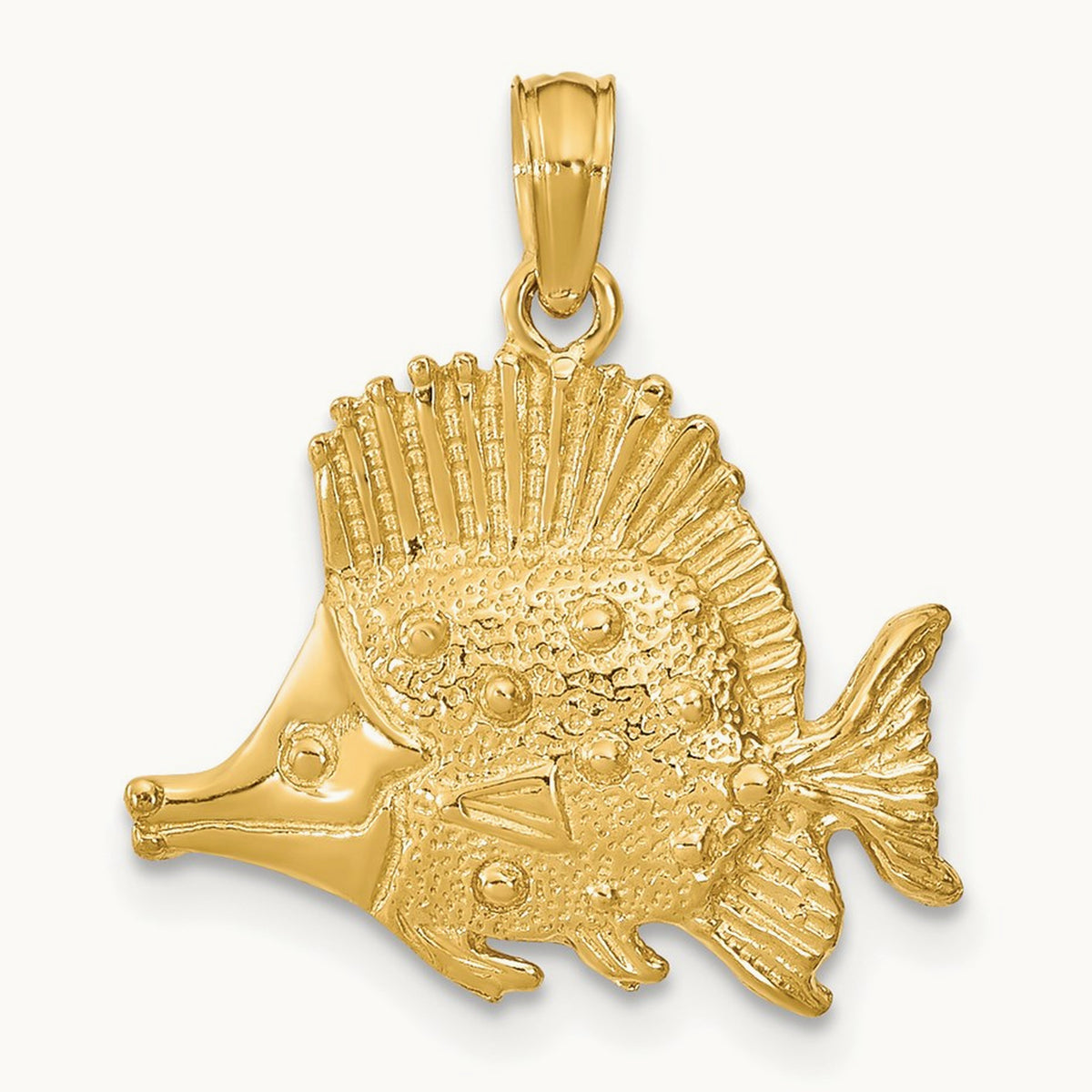 Polished Engraved Fish Charm — photo set