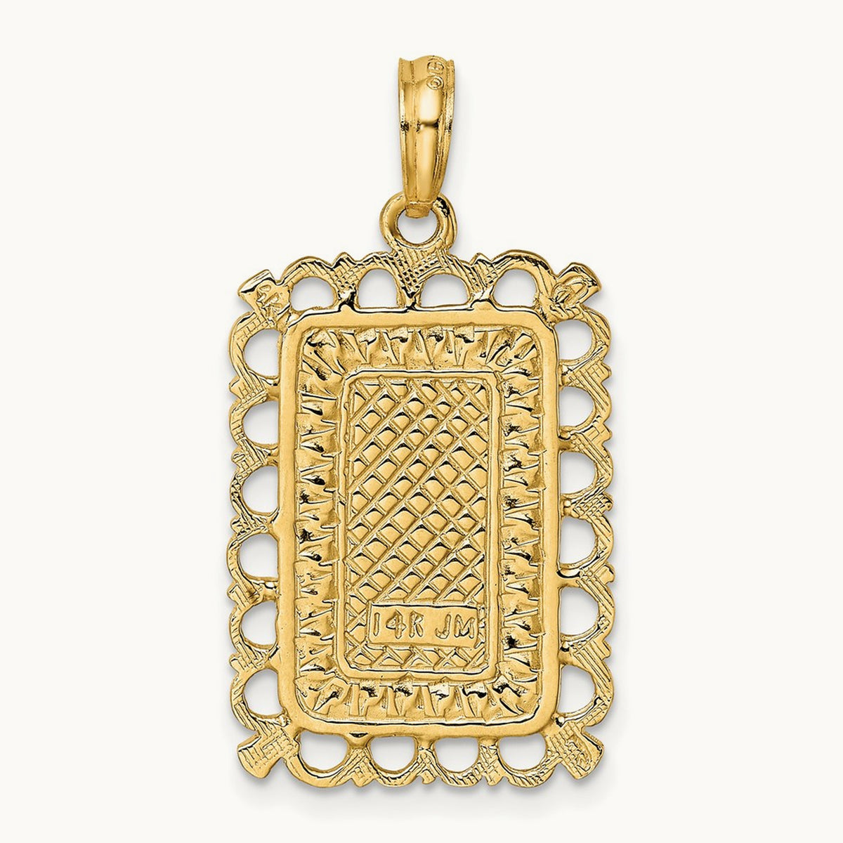 King Playing Card Charm, 14K