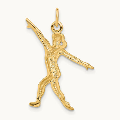 Gymnast Charm, 14K