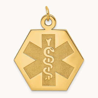 Medical Jewelry Unenameled Pendant — photo set