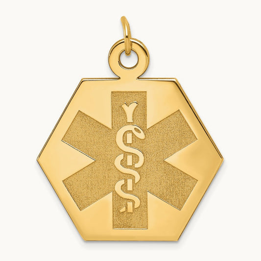 Medical Jewelry Unenameled Pendant — photo set