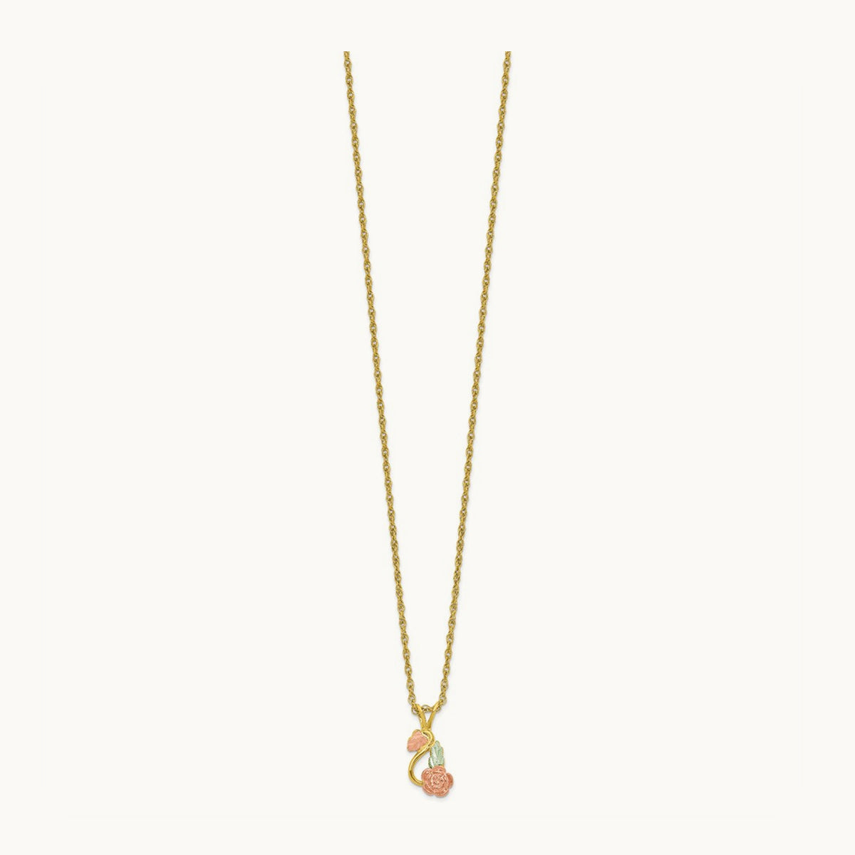 With Gold-filled Chain Black Hills Gold Necklace