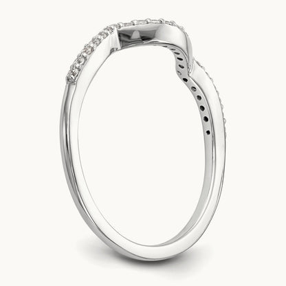 Diamond Wedding Band, 14K White Gold