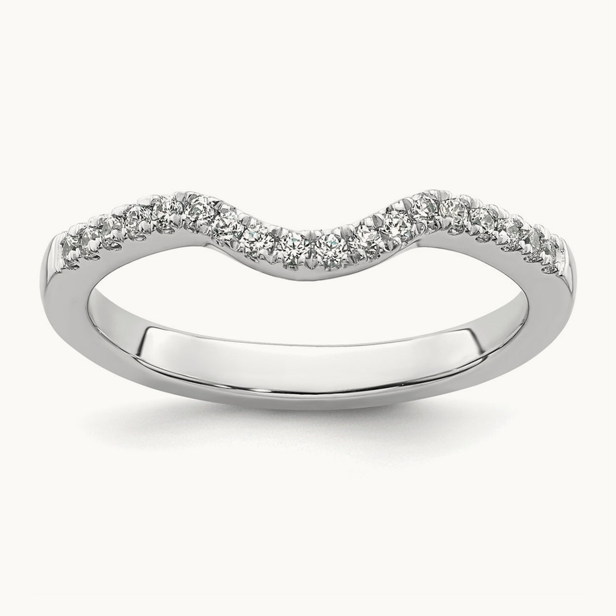Diamond Band, 14K White Gold