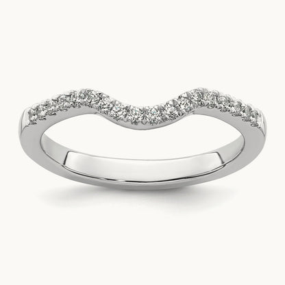 Diamond Band, 14K White Gold