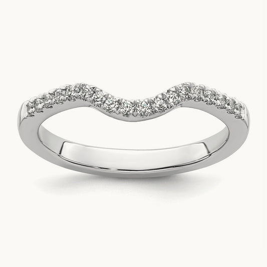 Diamond Band, 14K White Gold
