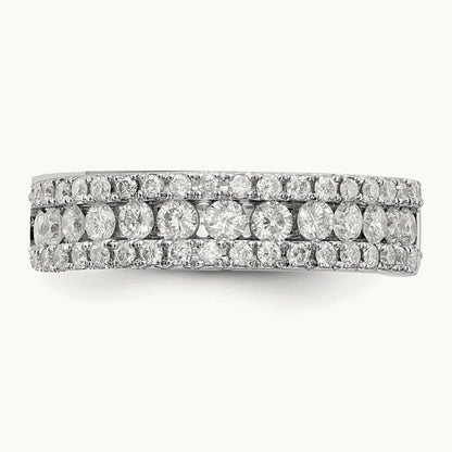 Diamond Band, 14K White Gold