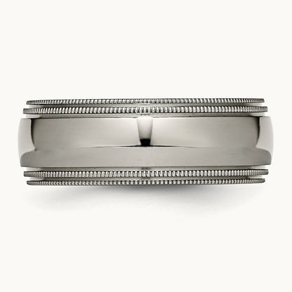 Polished Grooved and Beaded Edge Band — photo set