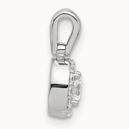 Round Halo Pendant, 0.50-1.00 ct tw Lab-Grown Diamond