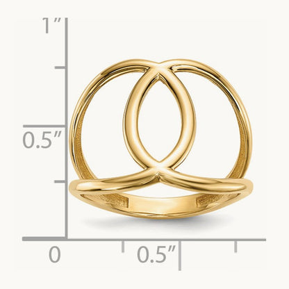 Polished Ring, 14K Gold