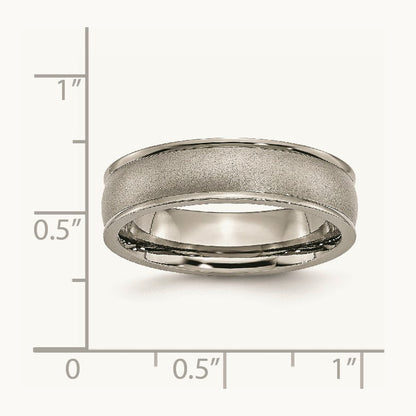 Brushed Center Ridged Edge Band — photo set