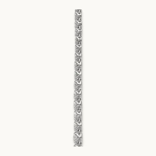 Graduated Layered Tennis Necklace, 15.00 ct tw Lab-Grown Diamond