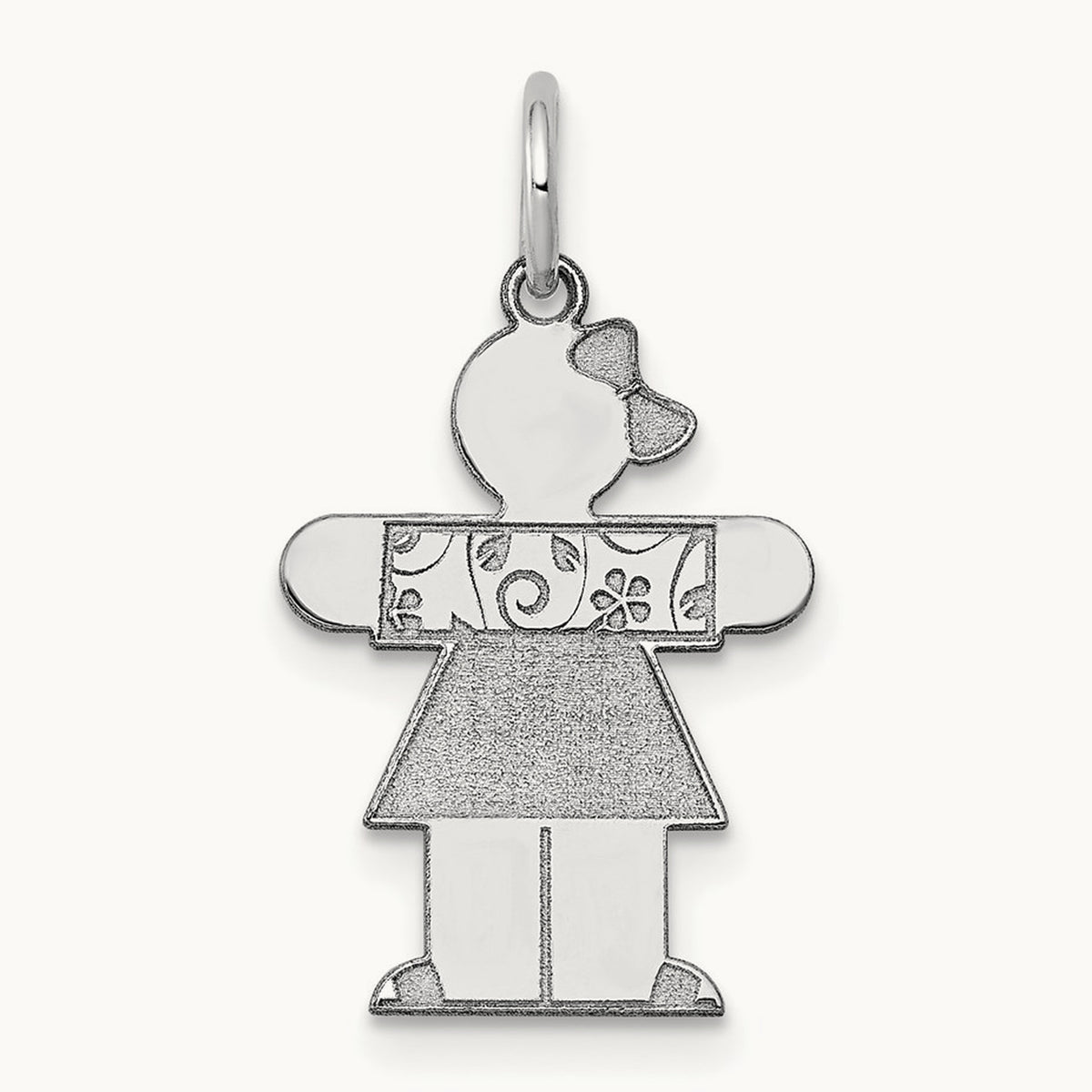 Kid Charm, 14K White Gold